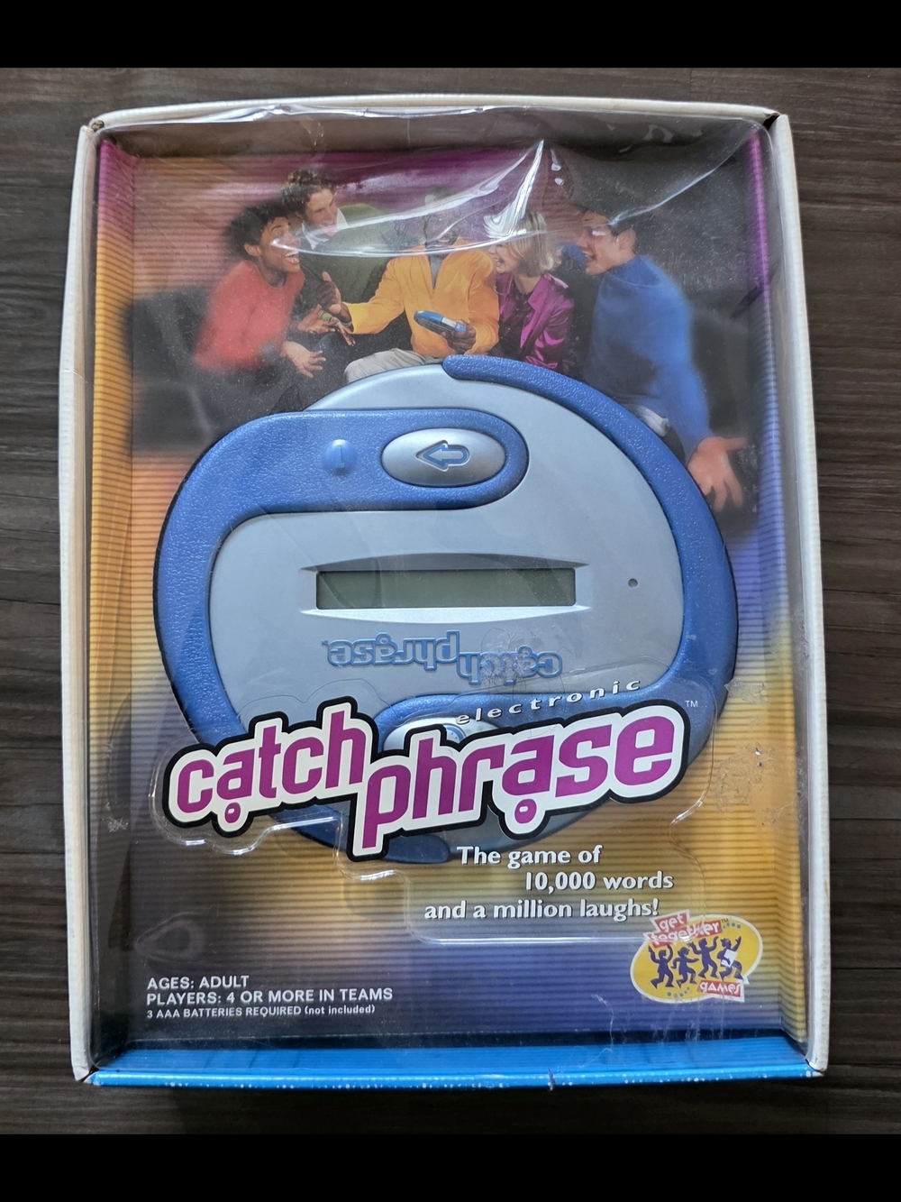 Vintage Hasbro Catch Phrase Electronic Game - Blue and Silver *New Open Box*